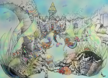 Heavenly garden under the sea